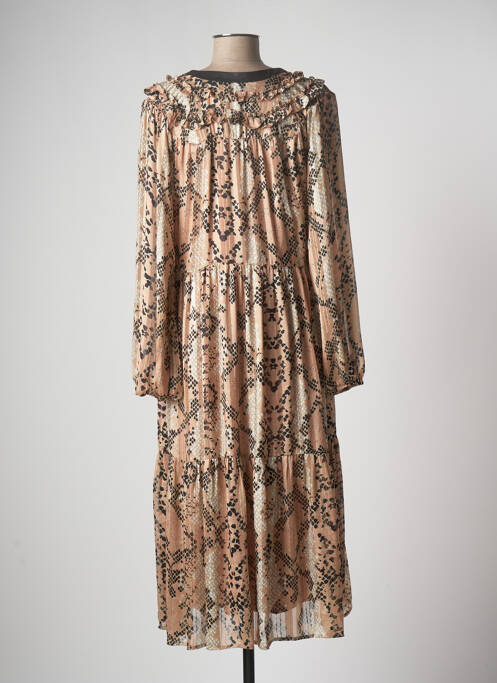 Robe longue beige NÜ pour femme