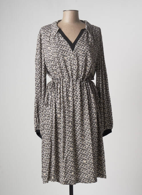 Robe mi-longue gris NÜ pour femme