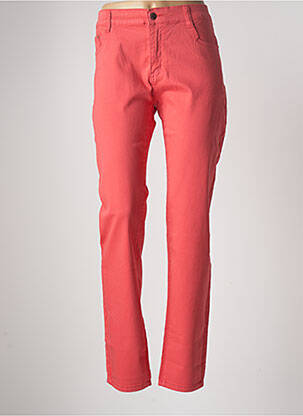 Pantalon slim stretch orange KALISSON femme