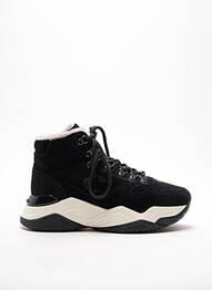 Baskets talon compensé talon de 4 à 6cm noir CRIME LONDON femme
