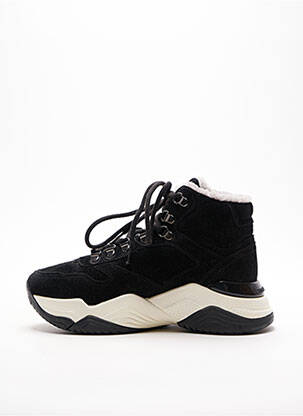 Baskets talon compensé talon de 4 à 6cm noir CRIME LONDON femme