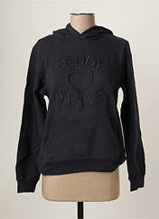 Sweat-shirt à capuche noir TEDDY SMITH pour fille seconde vue