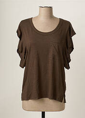 T-shirt marron TEDDY SMITH pour femme seconde vue