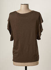 T-shirt marron TEDDY SMITH pour femme seconde vue