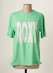 T-shirt vert ROXY pour femme seconde vue
