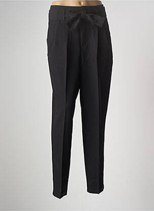Pantalon slim taille haute taille haute noir TEDDY SMITH femme