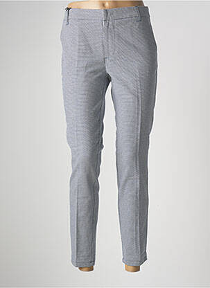 Pantalon 7/8 stretch taille normale bleu TEDDY SMITH femme