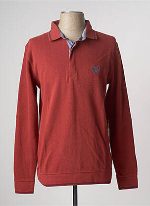 Sweat-shirt broderie manches longues orange BANDE ORIGINALE homme