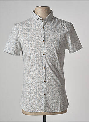 Chemise manches courtes blanc TEDDY SMITH pour homme