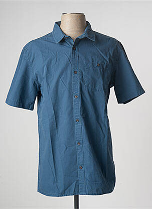 Chemise manches courtes bleu QUIKSILVER pour homme