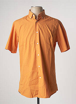 Chemise manches courtes orange BANDE ORIGINALE pour homme