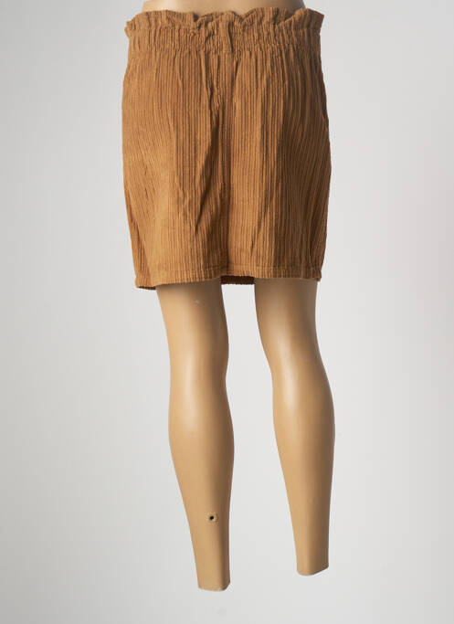 Jupe courte beige TEDDY SMITH femme