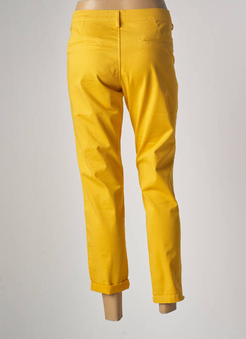 Pantalon 7/8 jaune TEDDY SMITH pour femme