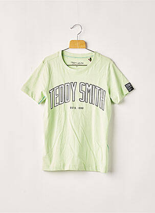 T-shirt vert TEDDY SMITH pour garçon