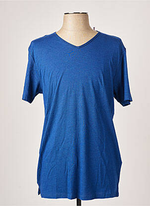 T-shirt bleu TEDDY SMITH pour homme