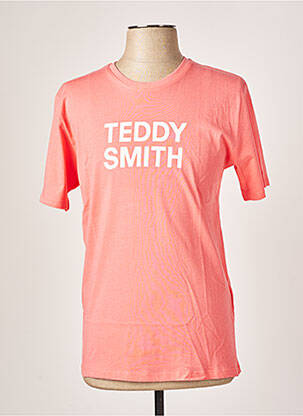 T-shirt orange TEDDY SMITH pour homme