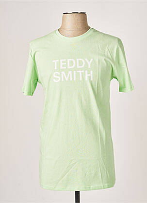 T-shirt vert TEDDY SMITH pour homme