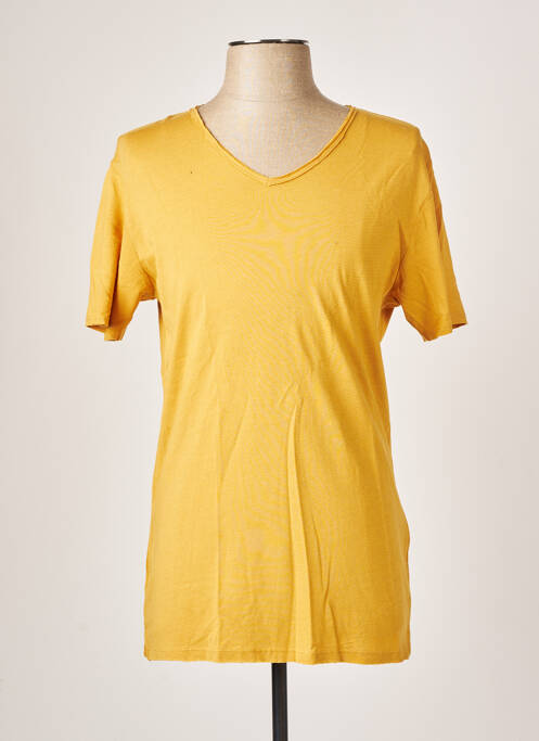 T-shirt jaune TEDDY SMITH pour homme