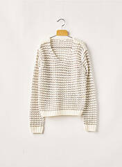 Pull blanc TEDDY SMITH pour fille seconde vue