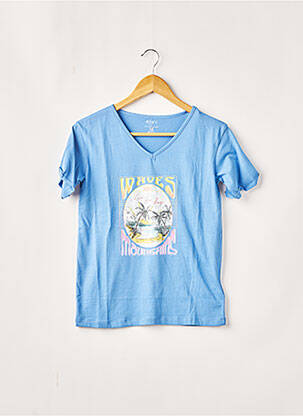 T-shirt bleu ROXY GIRL pour fille