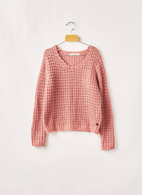Pull rose TEDDY SMITH pour fille