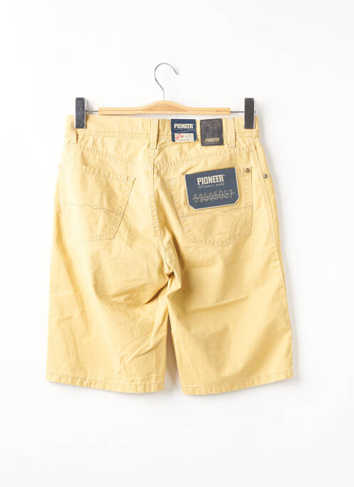Bermuda tissage popeline taille normale jaune PIONEER homme