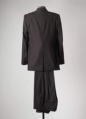 Costume de cérémonie fermeture zippée sous rabat avec crochet gris VICKIE & MAN homme