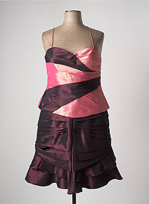Ensemble jupe coupe cintrée rose VICKIE & MAN femme