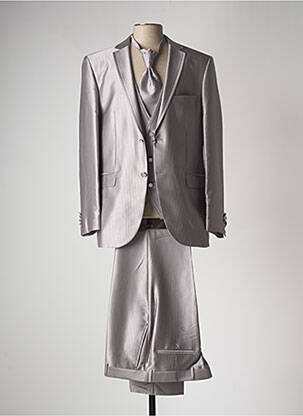 Costume de cérémonie poches gris ADIMO homme