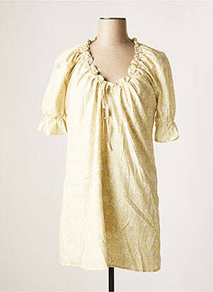 Robe courte manches courtes manches courtes vert NA-KD femme
