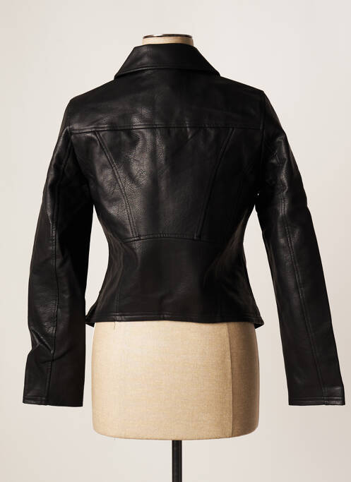Veste simili cuir noir NA-KD pour femme