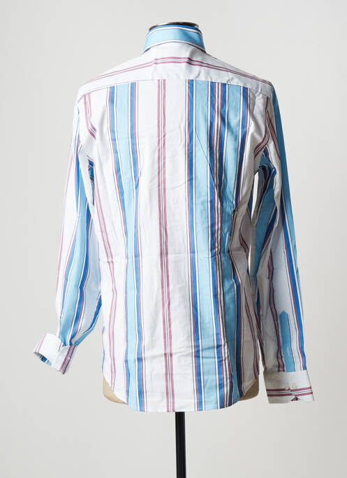 Chemise manches longues bleu RECYCLED ART WORLD pour homme