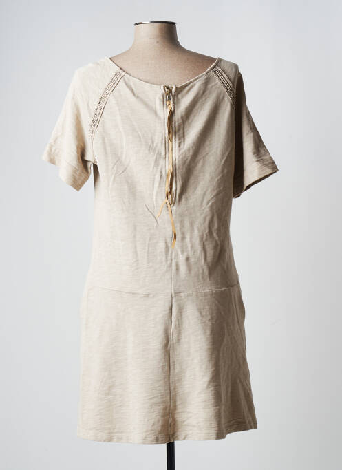 Robe courte beige PAKO LITTO pour femme