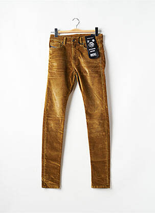 Pantalon slim stretch taille normale marron DIESEL homme
