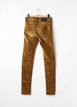 Pantalon slim stretch taille normale marron DIESEL homme