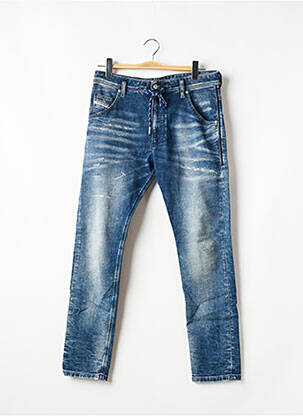 Pantalon droit tissage chiné taille normale bleu DIESEL homme