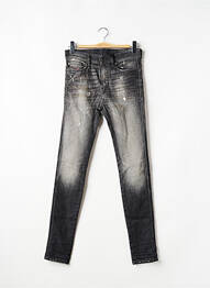 Jeans skinny stretch taille normale gris DIESEL homme