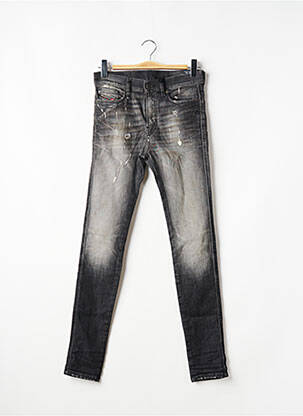 Jeans skinny stretch taille normale gris DIESEL homme