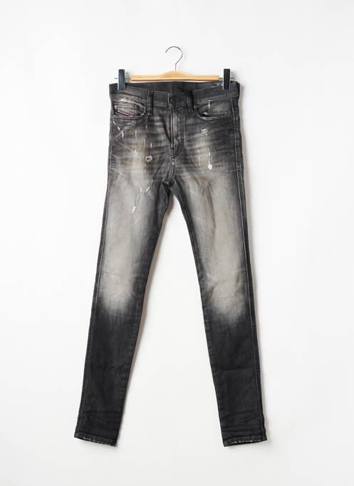 Jeans skinny gris DIESEL pour homme