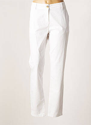 Pantalon chino blanc BERMUDES pour femme