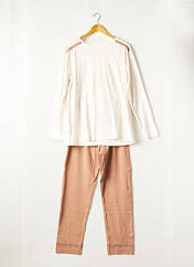 Pyjama beige CANAT pour femme seconde vue