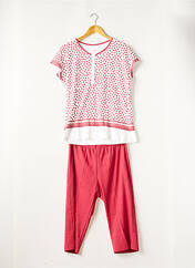 Pyjama rouge CANAT pour femme seconde vue