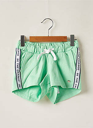 Short poches taille élastique vert TIFFOSI fille