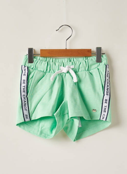 Short poches taille élastique vert TIFFOSI fille