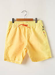 Short de bain effet matière satinée jaune TIFFOSI garcon