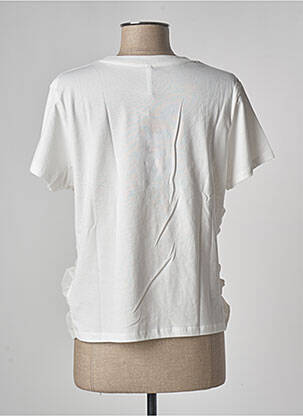 T-shirt imprimé fantaisie manches courtes blanc TIFFOSI femme