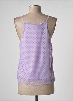 Top stretch fines bretelles violet TIFFOSI femme
