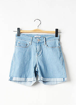 Short fermeture zippée sous rabat boutonné taille normale bleu TIFFOSI femme
