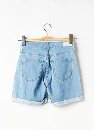 Short fermeture zippée sous rabat boutonné taille normale bleu TIFFOSI femme