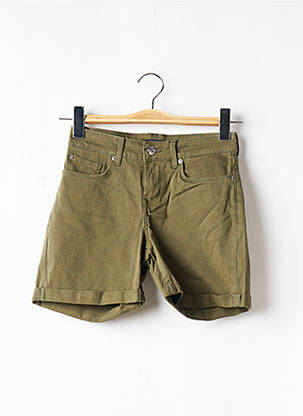 Short fermeture zippée sous rabat boutonné taille normale vert TIFFOSI femme